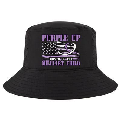 Purple Up Month Of The Military Child Cool Comfort Performance Bucket Hat