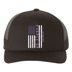 Purple Up Month Of Military Child Awareness Yupoong Adult 5-Panel Trucker Hat