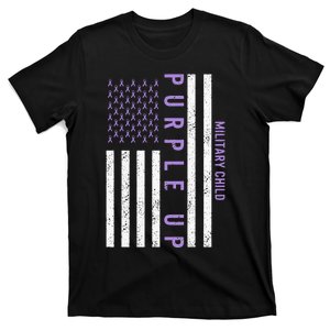 Purple Up Month Of Military Child Awareness T-Shirt