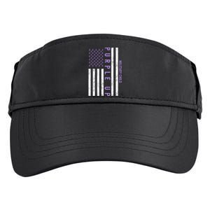 Purple Up Month Of Military Child Awareness Adult Drive Performance Visor