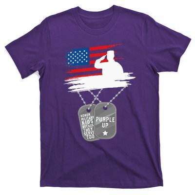 Purple Up Month Of Military Child Awareness T-Shirt