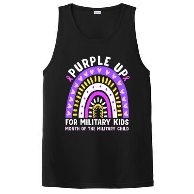 Purple Up Military Month Of The Military Child Rainbow PosiCharge Competitor Tank