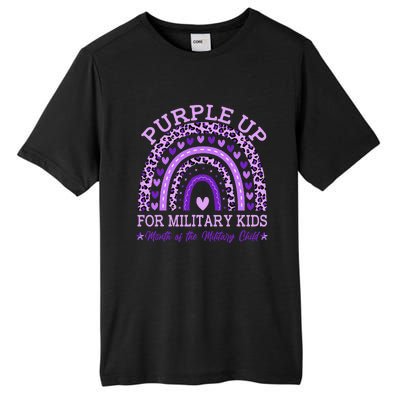 Purple Up Military K.Ids Rainbow Month Of The Military Child Gift Tall Fusion ChromaSoft Performance T-Shirt