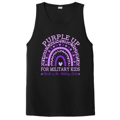 Purple Up Military K.Ids Rainbow Month Of The Military Child Gift PosiCharge Competitor Tank