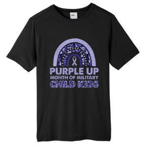 Purple Up Month Of Military Child Kid For wo  Kid Tall Fusion ChromaSoft Performance T-Shirt