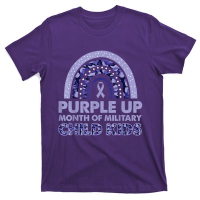 Purple Up Month Of Military Child Kid For wo  Kid T-Shirt