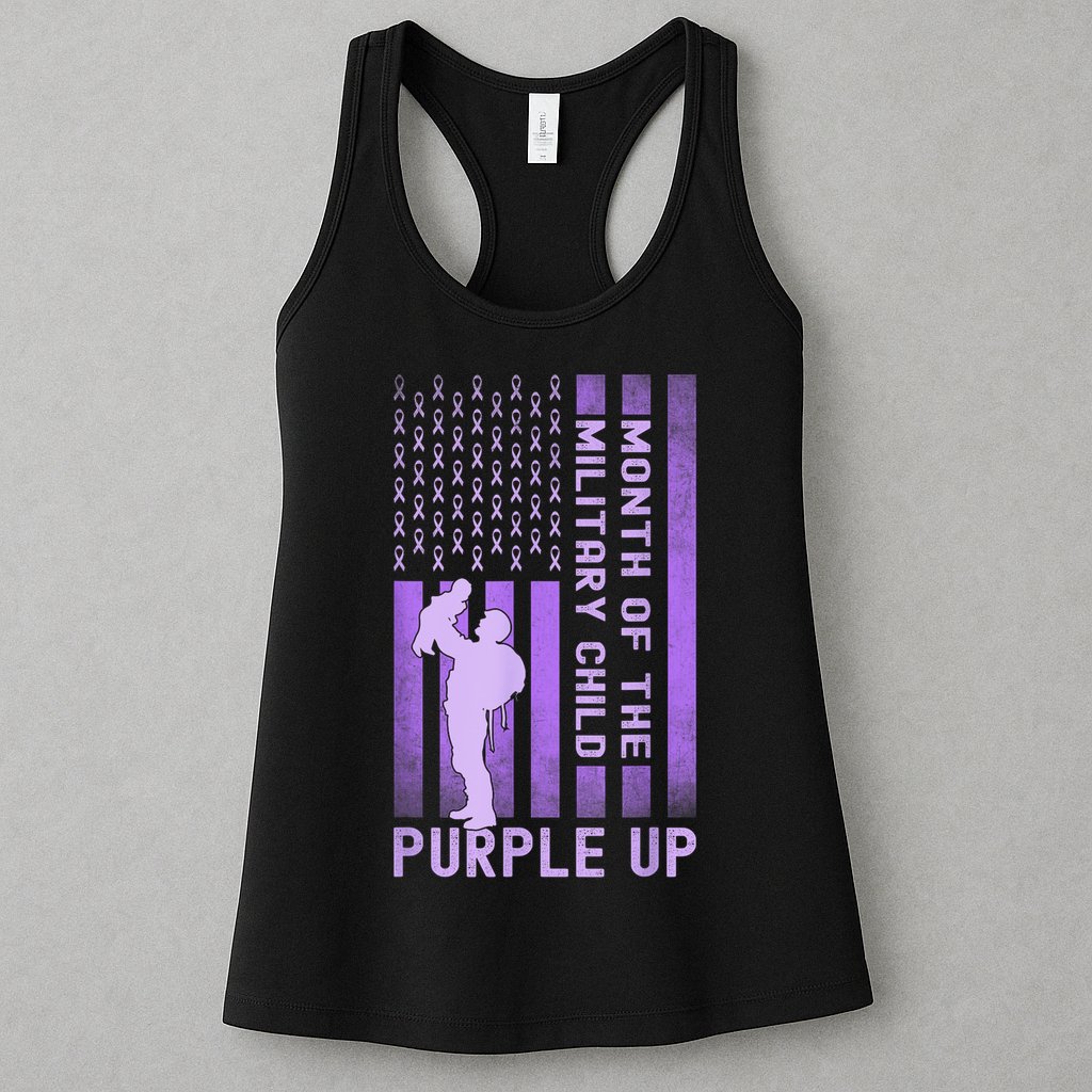 Purple Up - Military - April Military Month Womens Tank Top