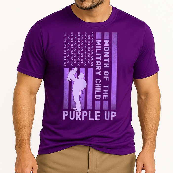 Purple Up - Military - April Military Month Cooling Performance Crew T-Shirt