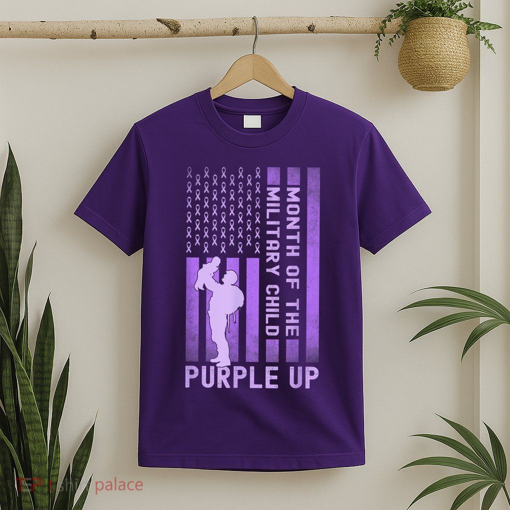 Purple Up - Military - April Military Month T-Shirt
