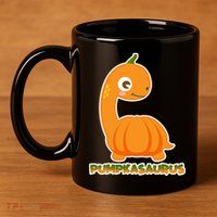 Pumpkasaurus  11oz C Handle Ceramic Mug