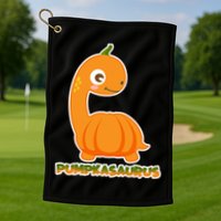 Pumpkasaurus  Golf Towel