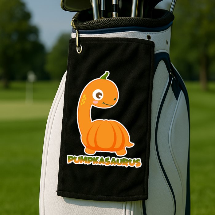 Pumpkasaurus  Golf Towel
