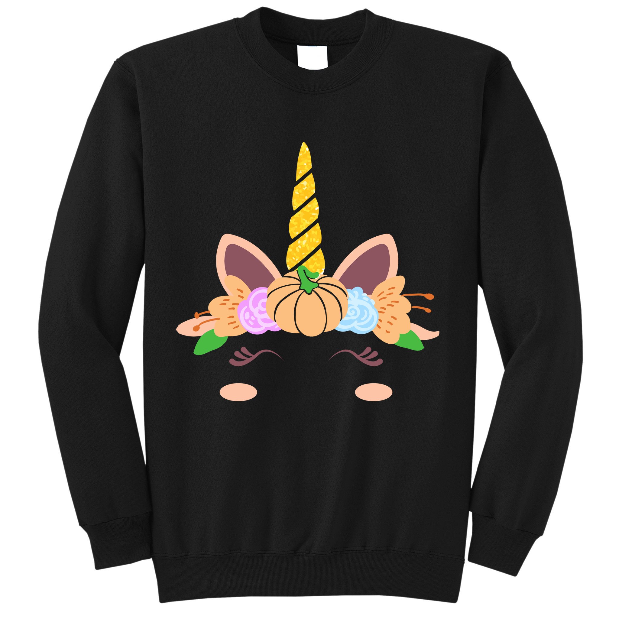 Pumpkin Autumn Fall Unicorn Cute Sweatshirt