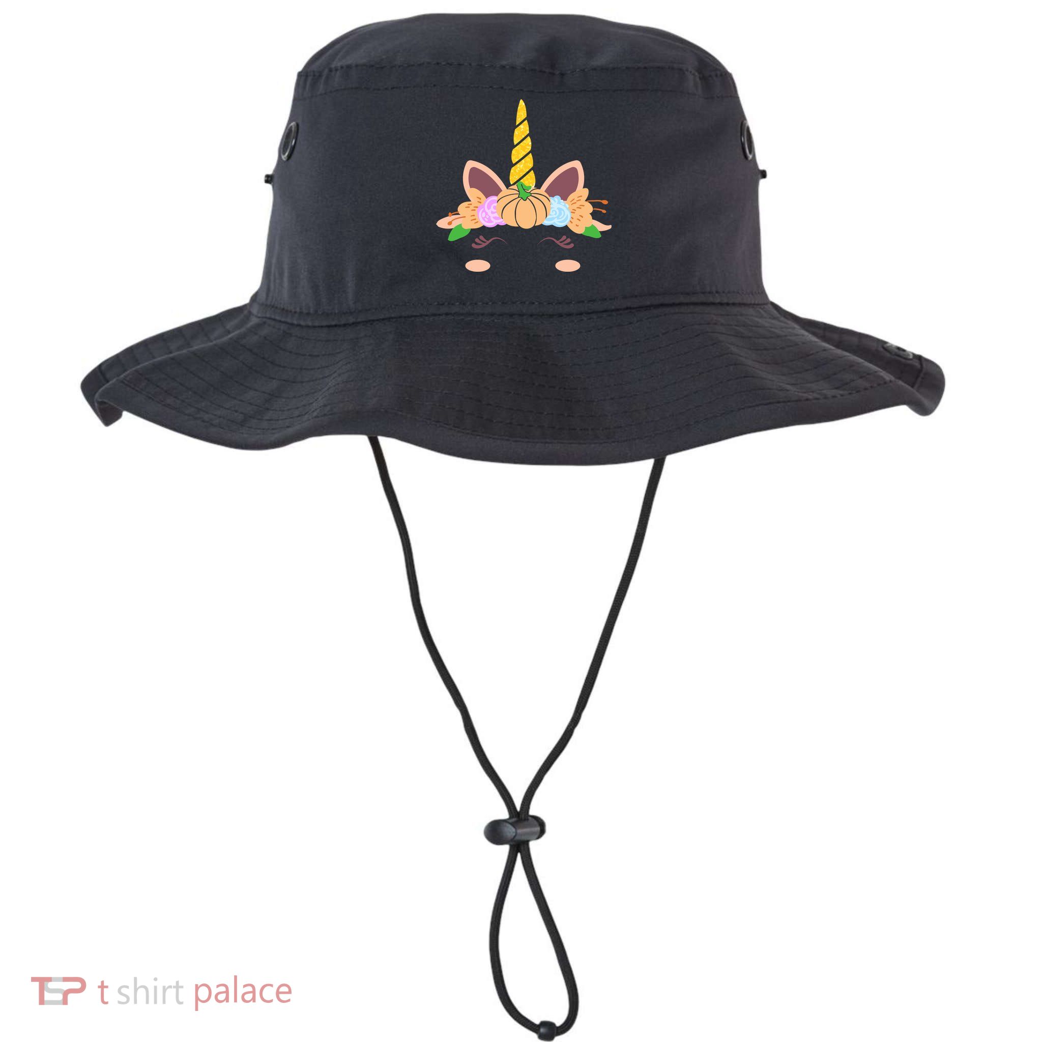 Pumpkin Autumn Fall Unicorn Cute Bucket Hat
