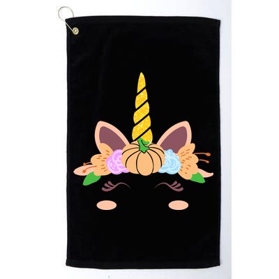 Pumpkin Autumn Fall Unicorn Cute Golf Towel