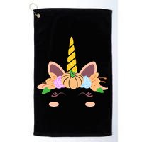 Pumpkin Autumn Fall Unicorn Cute Golf Towel