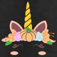 Pumpkin Autumn Fall Unicorn Cute Golf Towel