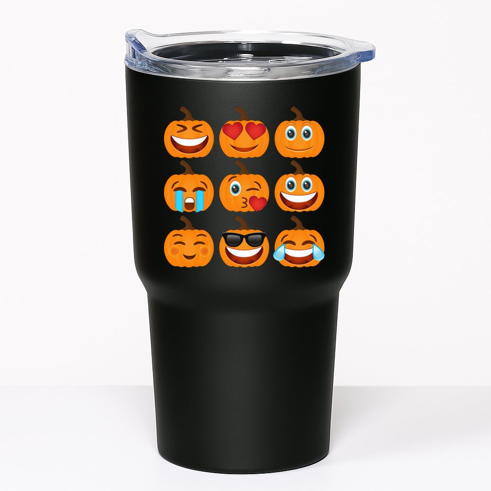 Pumpkin Emojis  Tumbler
