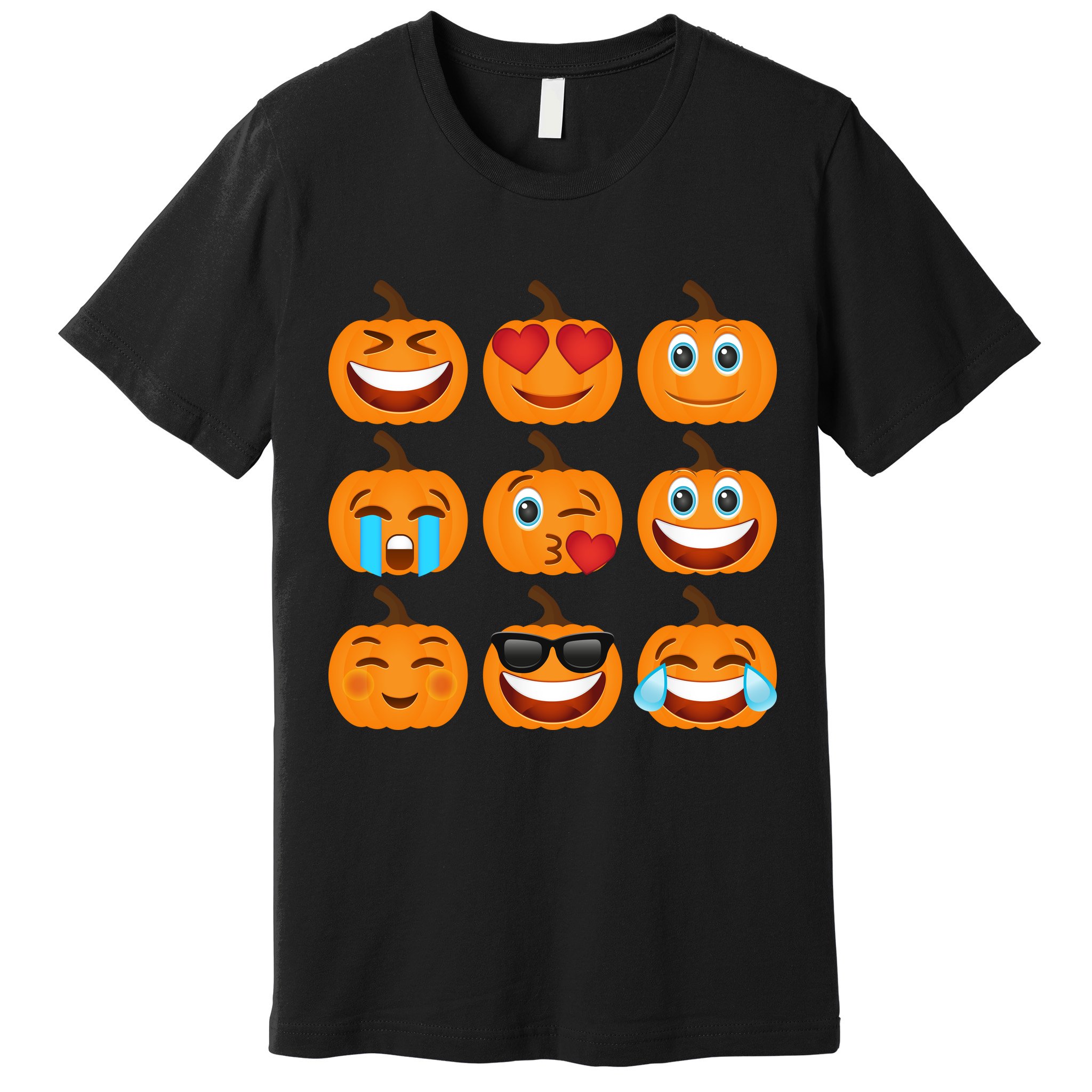 Pumpkin Emojis  Premium T-Shirt