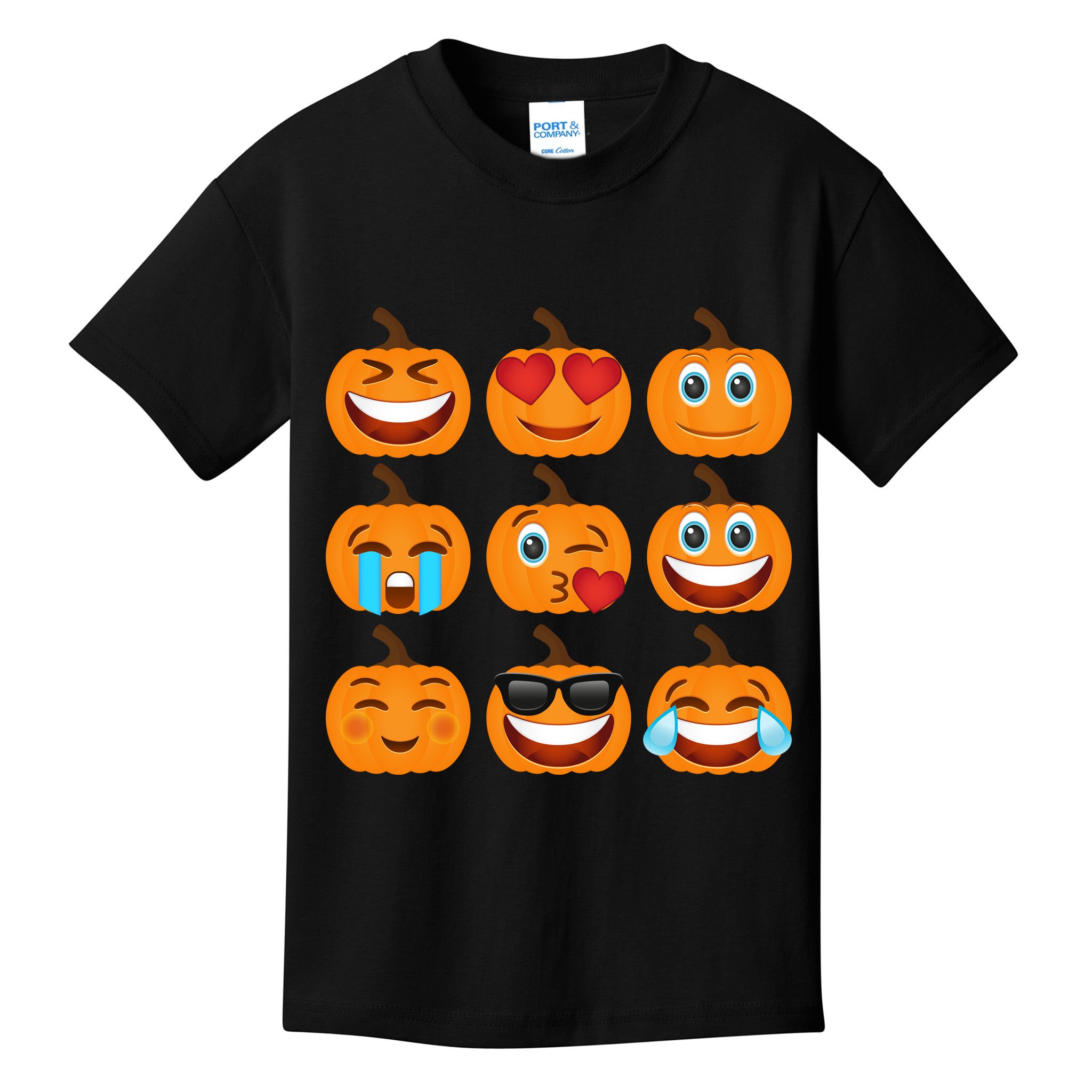 Pumpkin Emojis  Kids T-Shirt