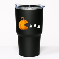 Pumpkin Ghosts Retro Pic Elated Tumbler