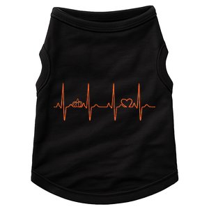 Pumpkin Halloween Heartbeat Pulse Doggie Tank