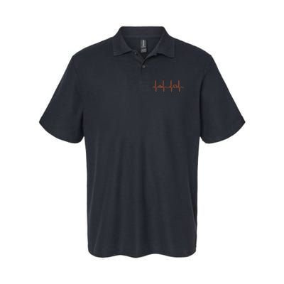 Pumpkin Halloween Heartbeat Pulse Polo