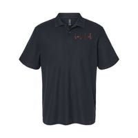 Pumpkin Halloween Heartbeat Pulse Softstyle Adult Sport Polo