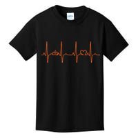 Pumpkin Halloween Heartbeat Pulse Kids T-Shirt
