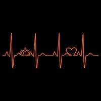 Pumpkin Halloween Heartbeat Pulse Kids T-Shirt