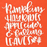 Pumpkin Hayrides Apple cider Falling Leaves Kids T-Shirt