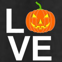 Pumpkin Love Halloween 7 Panel Mesh Trucker Snapback Hat