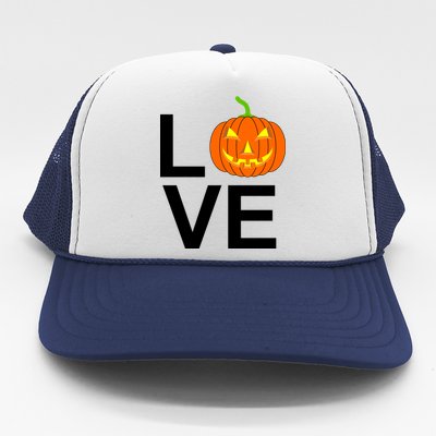 Pumpkin Love Halloween Trucker Hat