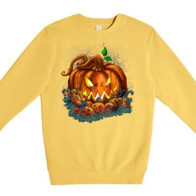 Pumpkin Patch Halloween Premium Crewneck Sweatshirt