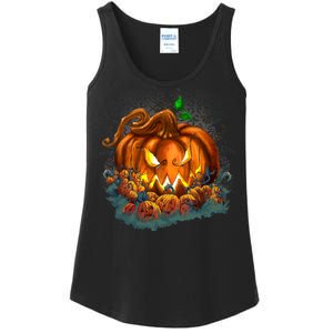 Pumpkin Patch Halloween Ladies Essential Tank