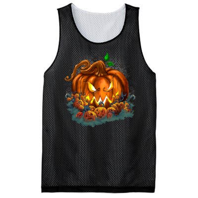 Pumpkin Patch Halloween Mesh Reversible Basketball Jersey Tank