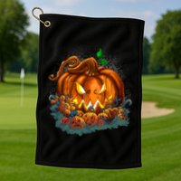 Pumpkin Patch Halloween Golf Towel