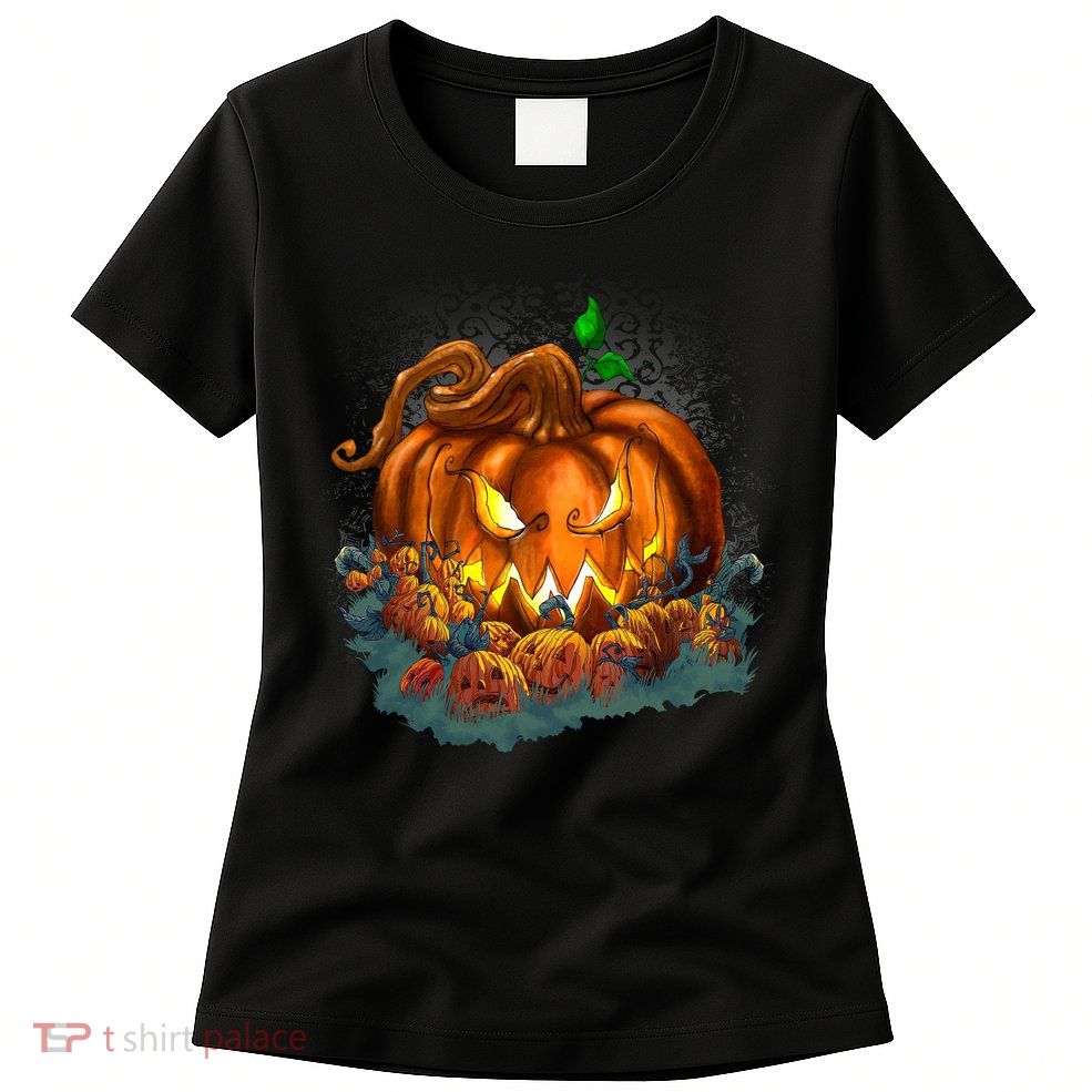 Pumpkin Patch Halloween Womens T-Shirt