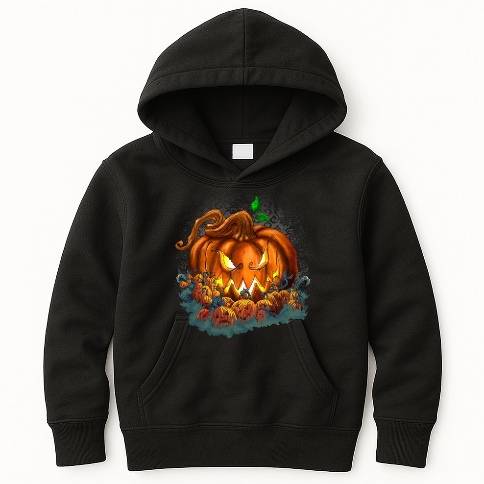 Pumpkin Patch Halloween Kids Hoodie