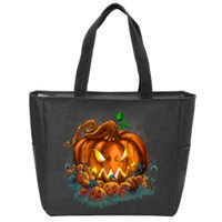 Pumpkin Patch Halloween Zip Tote Bag