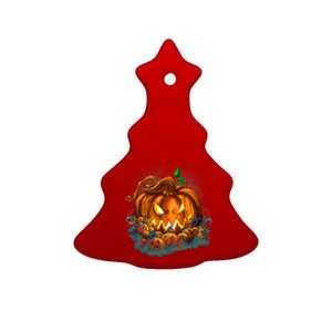 Pumpkin Patch Halloween Ceramic Tree Ornament