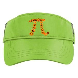 Pumpkin Pi Emoji's Halloween Math 3.14 Adult Drive Performance Visor