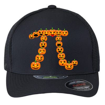 Pumpkin Pi Emoji's Halloween Math 3.14 Flexfit Unipanel Trucker Cap