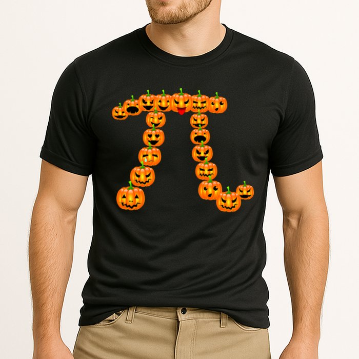 Pumpkin Pi Emoji's Halloween Math 3.14 Performance Shirt
