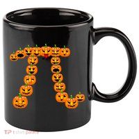 Pumpkin Pi Emoji's Halloween Math 3.14 11oz C Handle Ceramic Mug