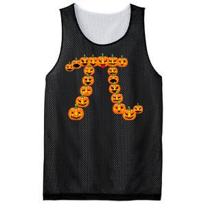 Pumpkin Pi Emoji's Halloween Math 3.14 Mesh Reversible Basketball Jersey Tank