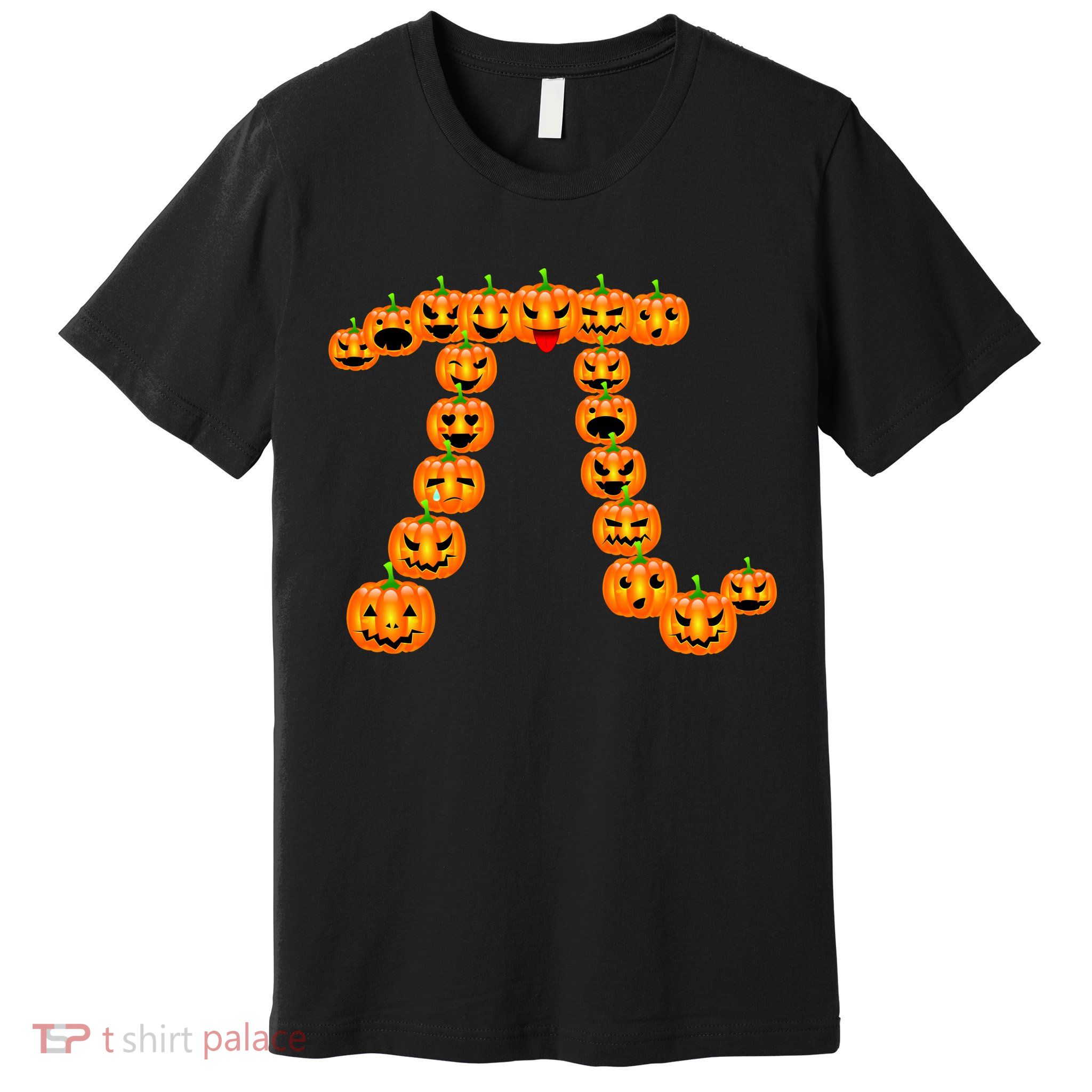 Pumpkin Pi Emoji's Halloween Math 3.14 Premium T-Shirt