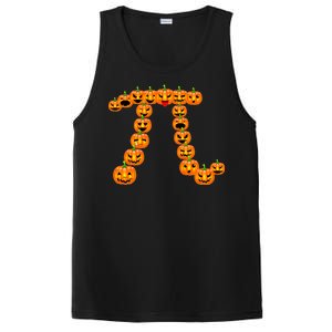 Pumpkin Pi Emoji's Halloween Math 3.14 PosiCharge Competitor Tank