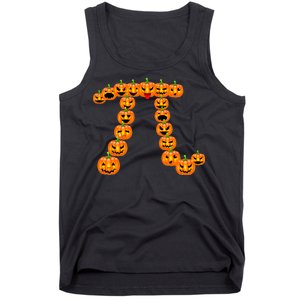 Pumpkin Pi Emoji's Halloween Math 3.14 Tank Top