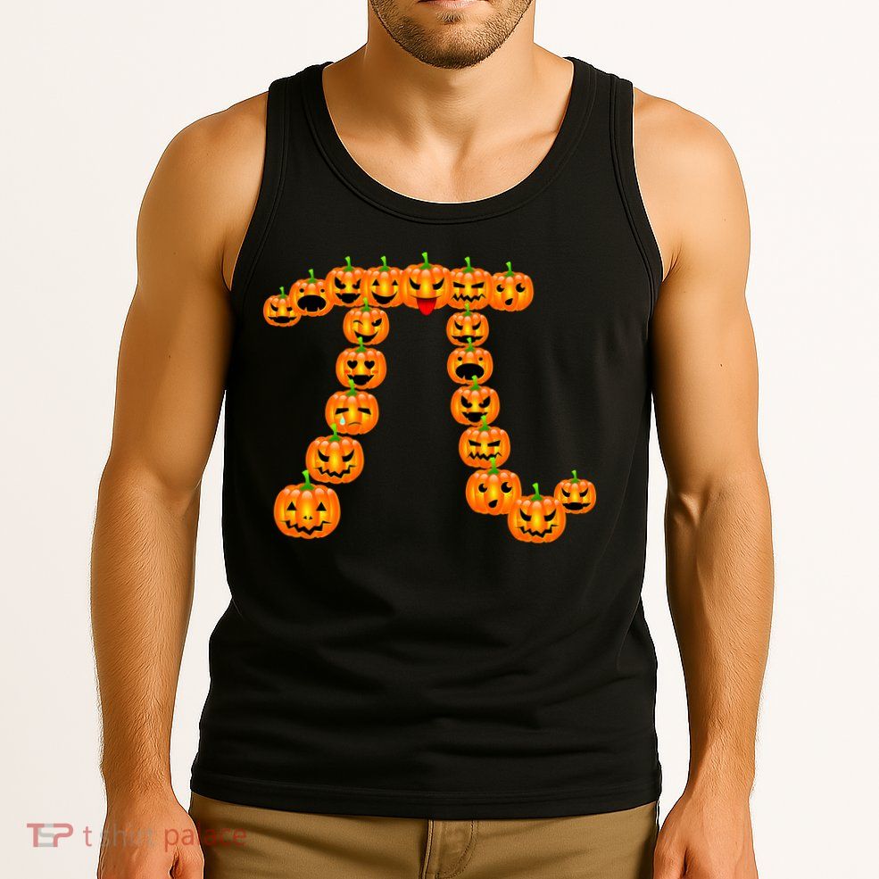 Pumpkin Pi Emoji's Halloween Math 3.14 Tank Top